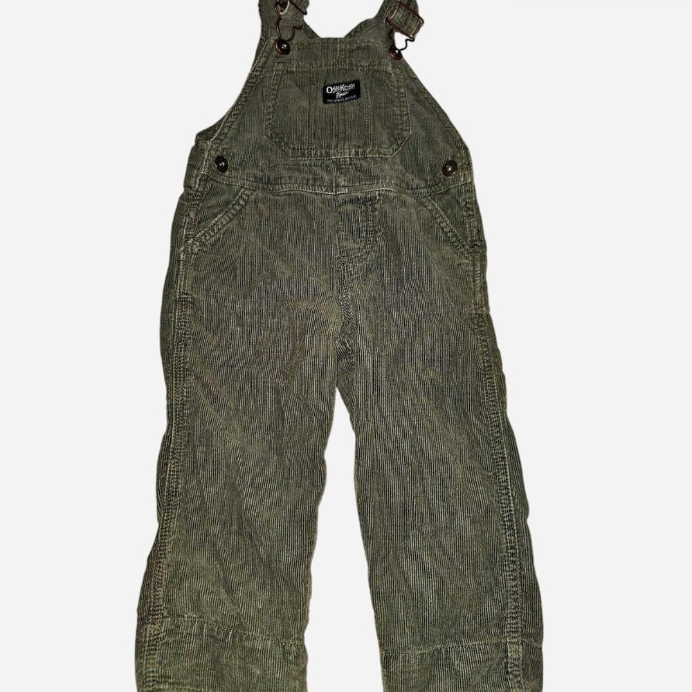 Vintage Classic OshKosh B'gosh Green Corduroy Overalls (18 mos)